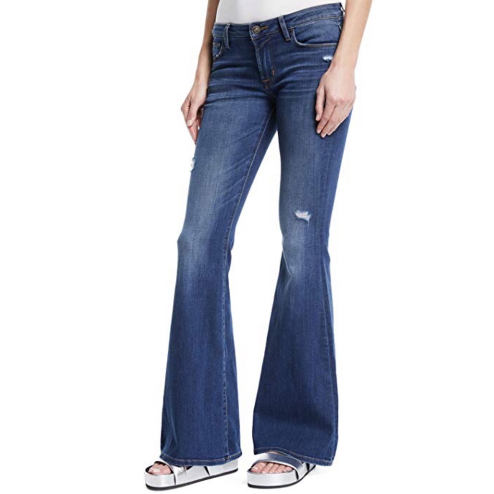 NWOT.  Never worn.  Hudson Midrise flare jeans